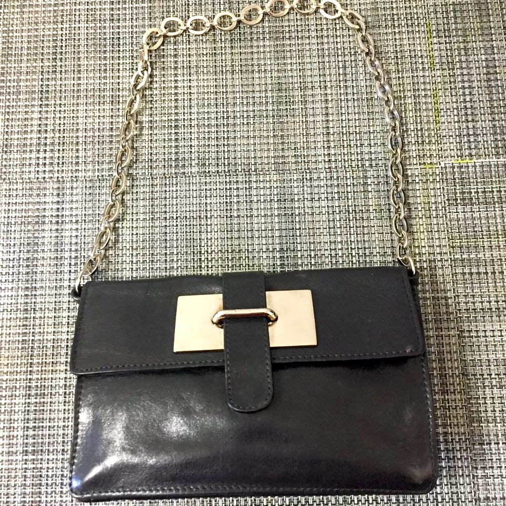 Authentic Furla leather mini shoulder bag